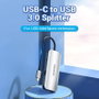 Vention TNAHB Hub USB Tipo-C con 4 Puertos USB, Micro USB y Carga PD